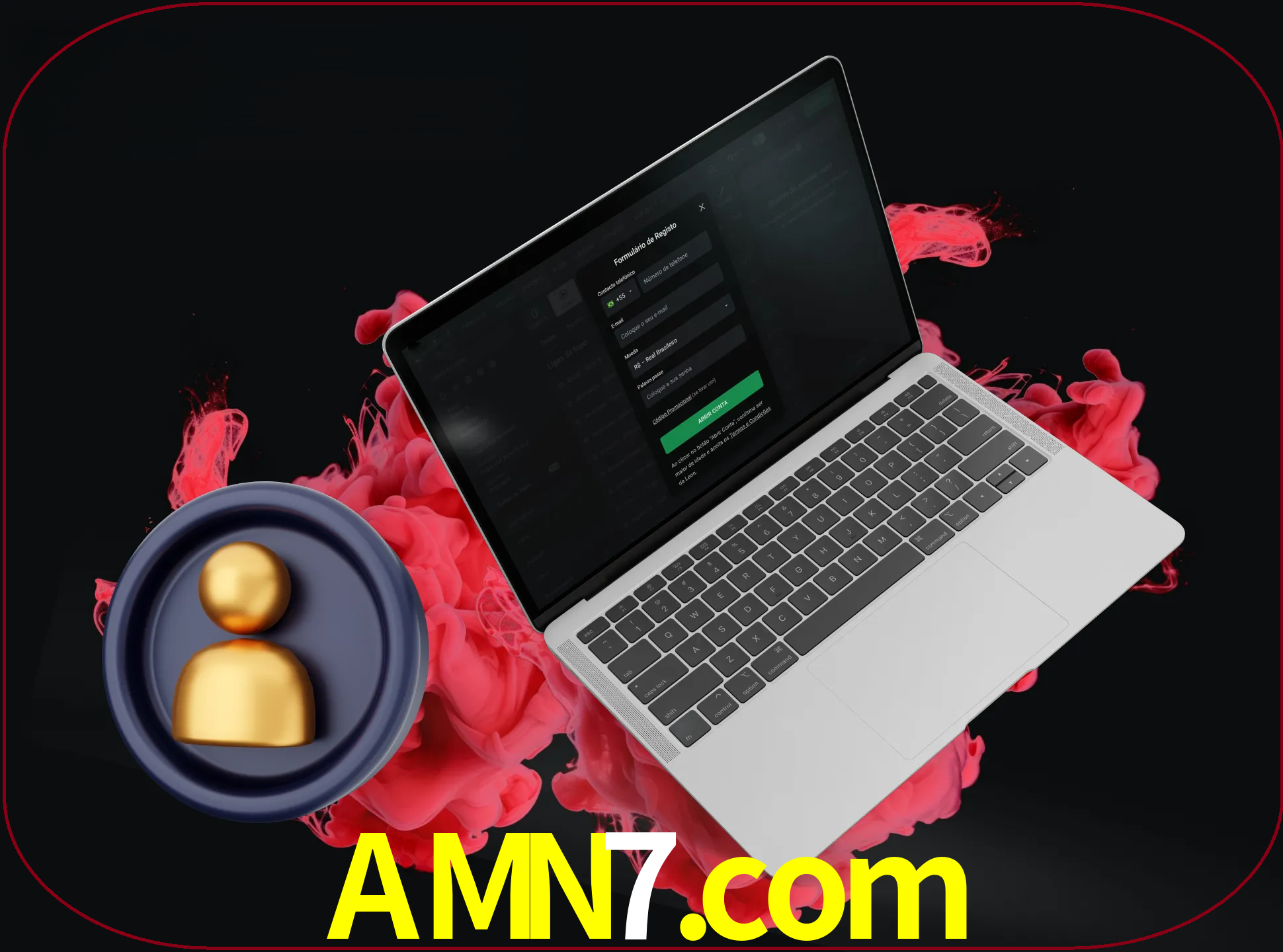 No cabeçalho do site amn7, clique no botão que o levará a um formulário especial onde terá de introduzir as suas informações actuais.