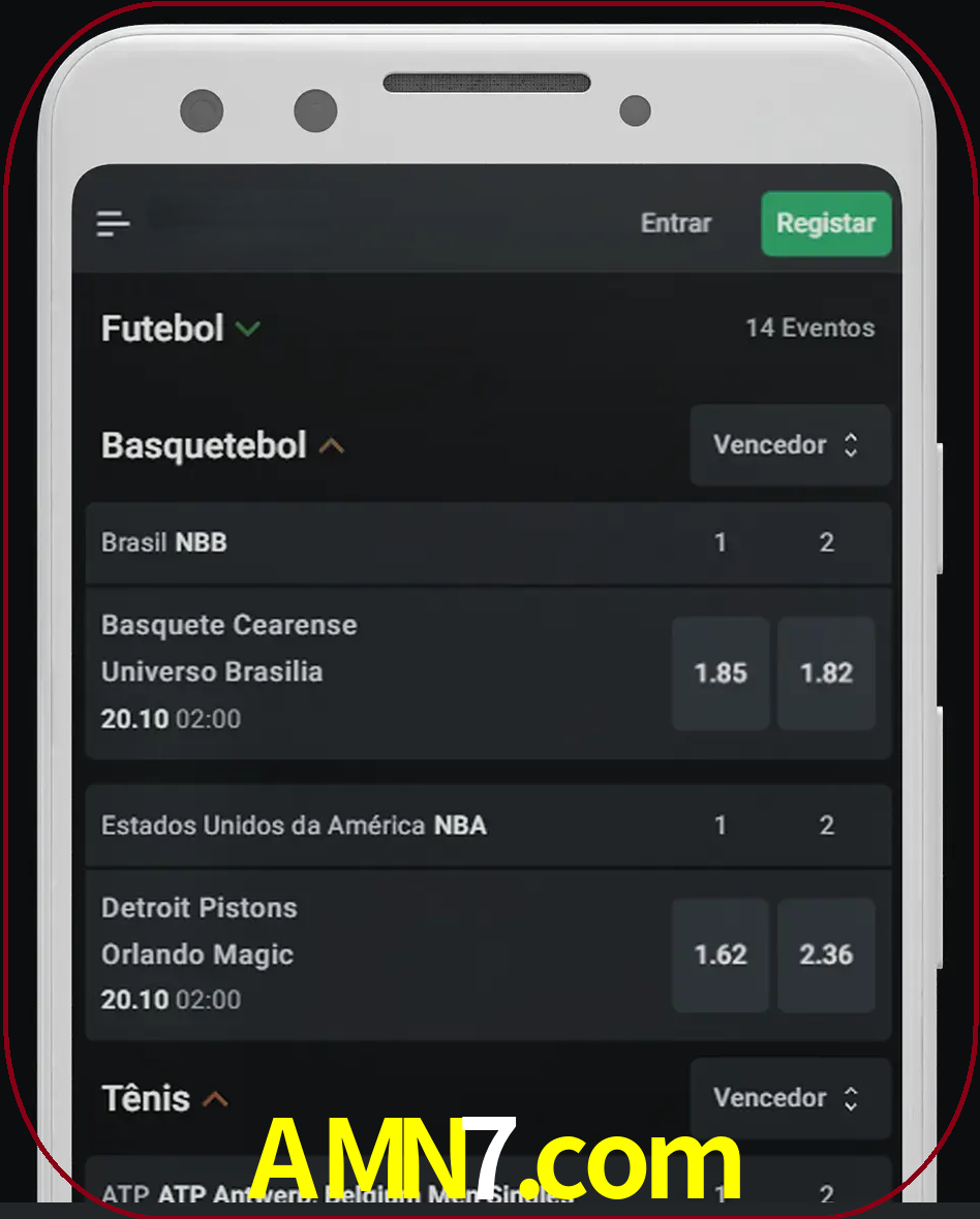 Aposte e assista aos esportes em formato ao vivo.